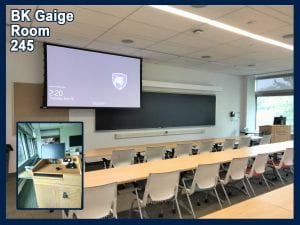 View of Gaige 245 Classroom